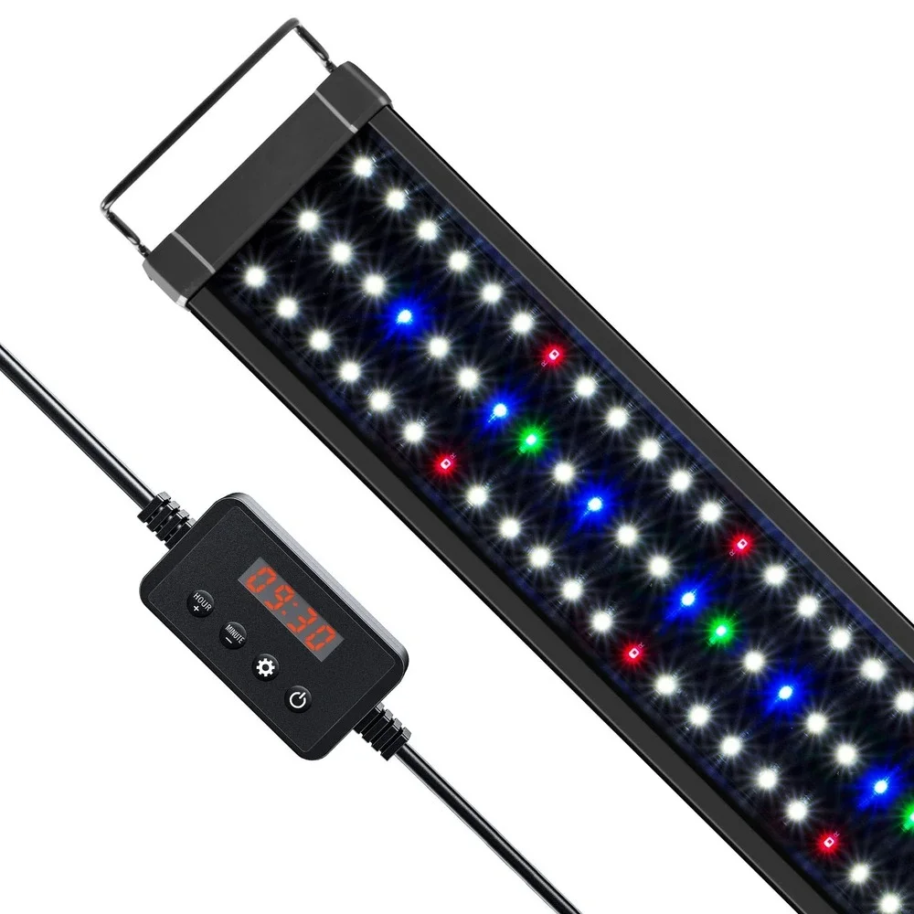 NICREW ClassicLED Plus 32W Aquarium Light 48-54 Inch Timer Daylight Moonlight